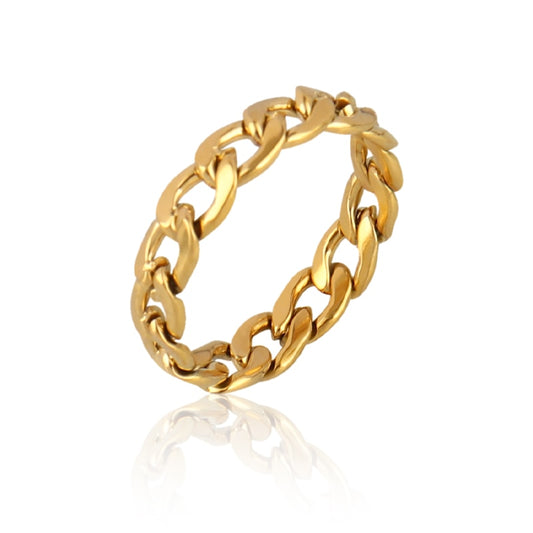 Catena Gold Braided Chain Ring