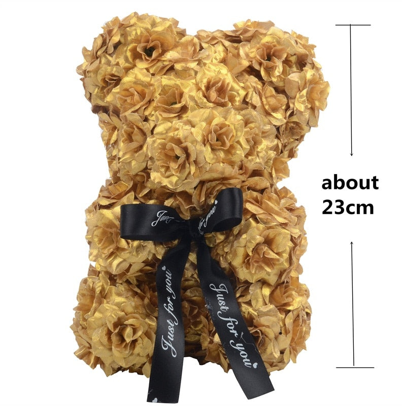 Rose Luxe Metallic Bear