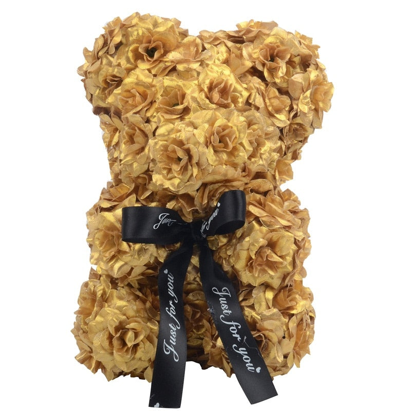 Rose Luxe Metallic Bear