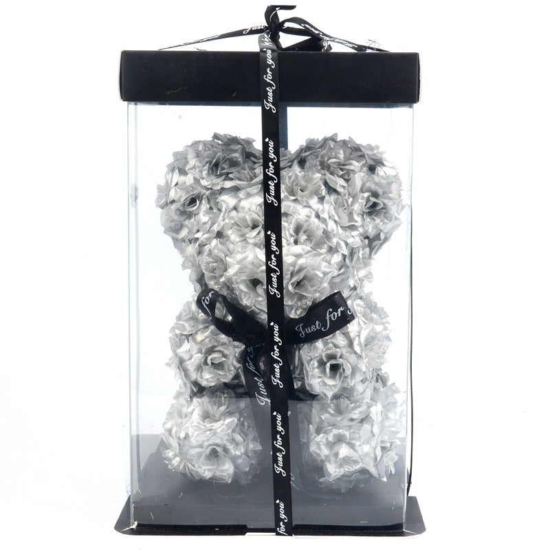 Rose Luxe Metallic Bear