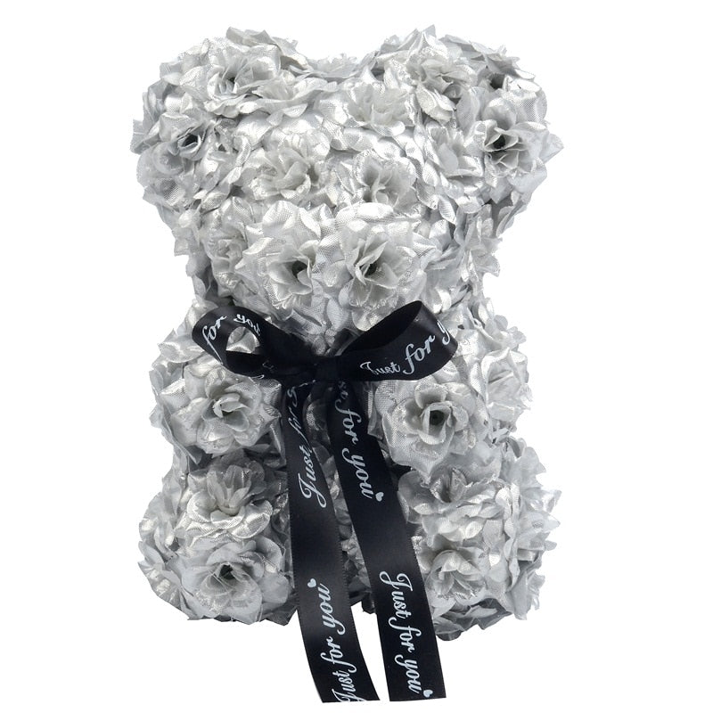 Rose Luxe Metallic Bear